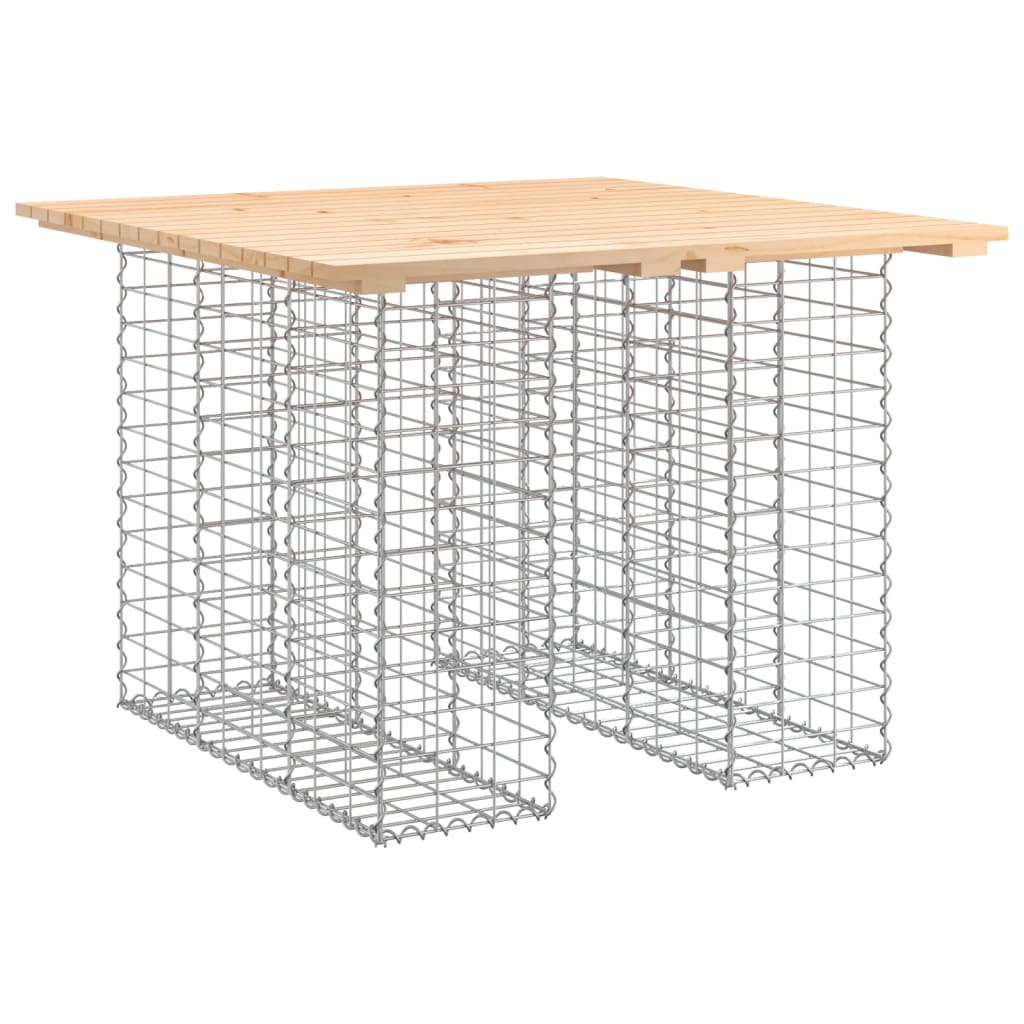 Solid Pine Garden Bench Gabion Design – 100x102x72 cm