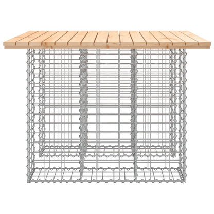 Solid Pine Garden Bench Gabion Design – 100x102x72 cm