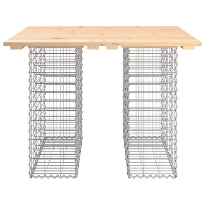 Solid Pine Garden Bench Gabion Design – 100x102x72 cm