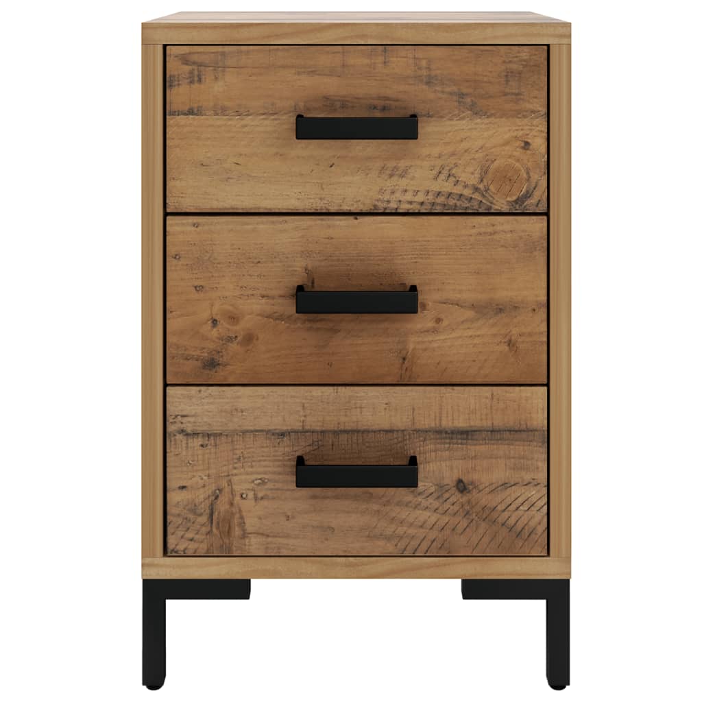 Solid Pine Bedside Cabinets Set of 2 - 40x30x55 cm
