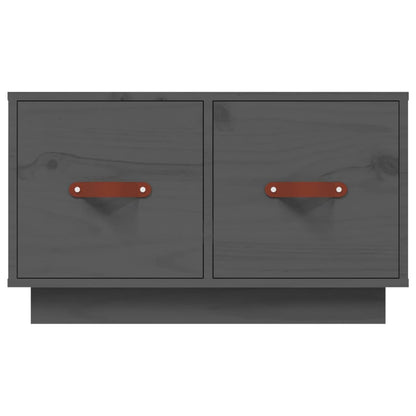 Coffee Table Grey 60x53x35 cm Solid Wood Pine