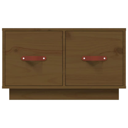 Coffee Table Honey Brown 60x53x35 cm Solid Wood Pine