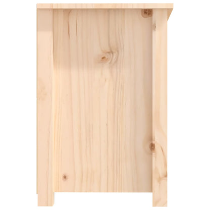 TV Cabinet 114x35x52 cm Solid Wood Pine