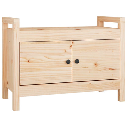Solid Pine Hall Bench 80x40x60 cm - Stylish Entryway Seating