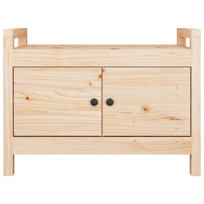 Solid Pine Hall Bench 80x40x60 cm - Stylish Entryway Seating
