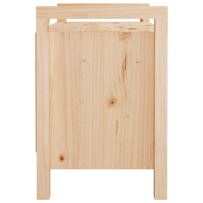 Solid Pine Hall Bench 80x40x60 cm - Stylish Entryway Seating