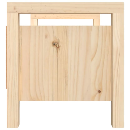 Solid Pine Hall Bench 80x40x43 cm - Stylish & Durable Seating