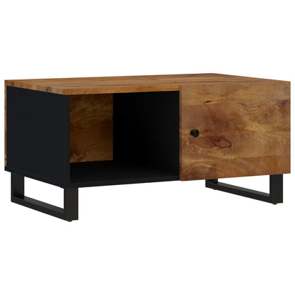 Coffee Table 80x50x40 cm Solid Wood Mango&Engineered Wood