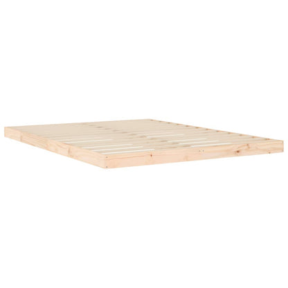 Solid Pine King Bed Frame 150x200 cm - No Mattress Included