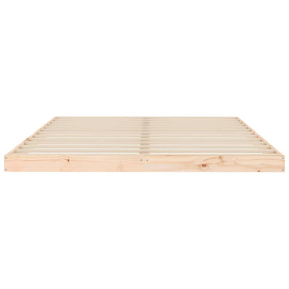 Solid Pine King Bed Frame 150x200 cm - No Mattress Included