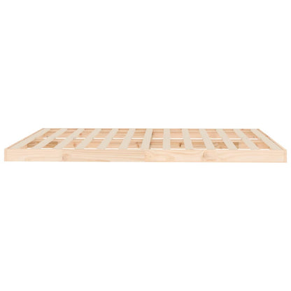 Solid Pine King Bed Frame 150x200 cm - No Mattress Included
