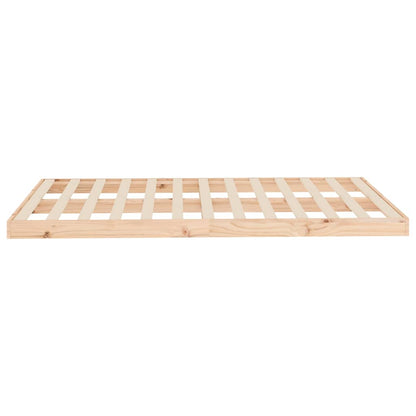 Solid Pine Wood Bed Frame 120x200 cm - Sturdy & Stylish Design