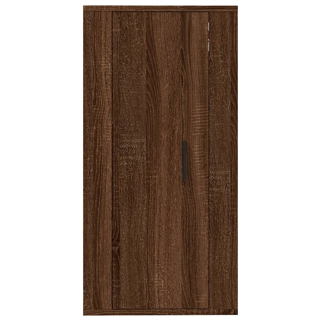 Wall Mounted TV Cabinet Brown Oak 40x34,5x80 cm