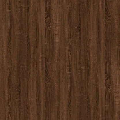 Wall Mounted TV Cabinet Brown Oak 40x34,5x80 cm