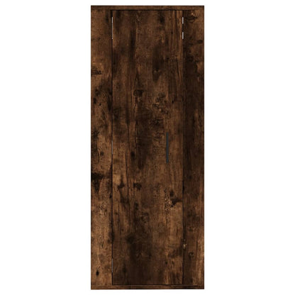 Wall Mounted TV Cabinet Smoked Oak 40x34,5x100 cm