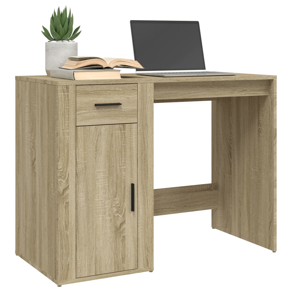 Sonoma Oak Desk 100x49x75 cm, Engineered Wood