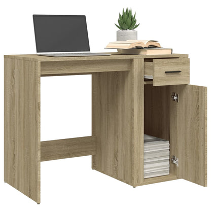 Sonoma Oak Desk 100x49x75 cm, Engineered Wood