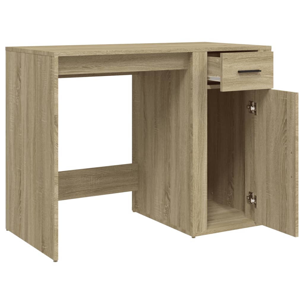 Sonoma Oak Desk 100x49x75 cm, Engineered Wood