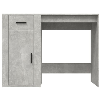 Concrete Grey Engineered Wood Desk - 100x49x75 cm