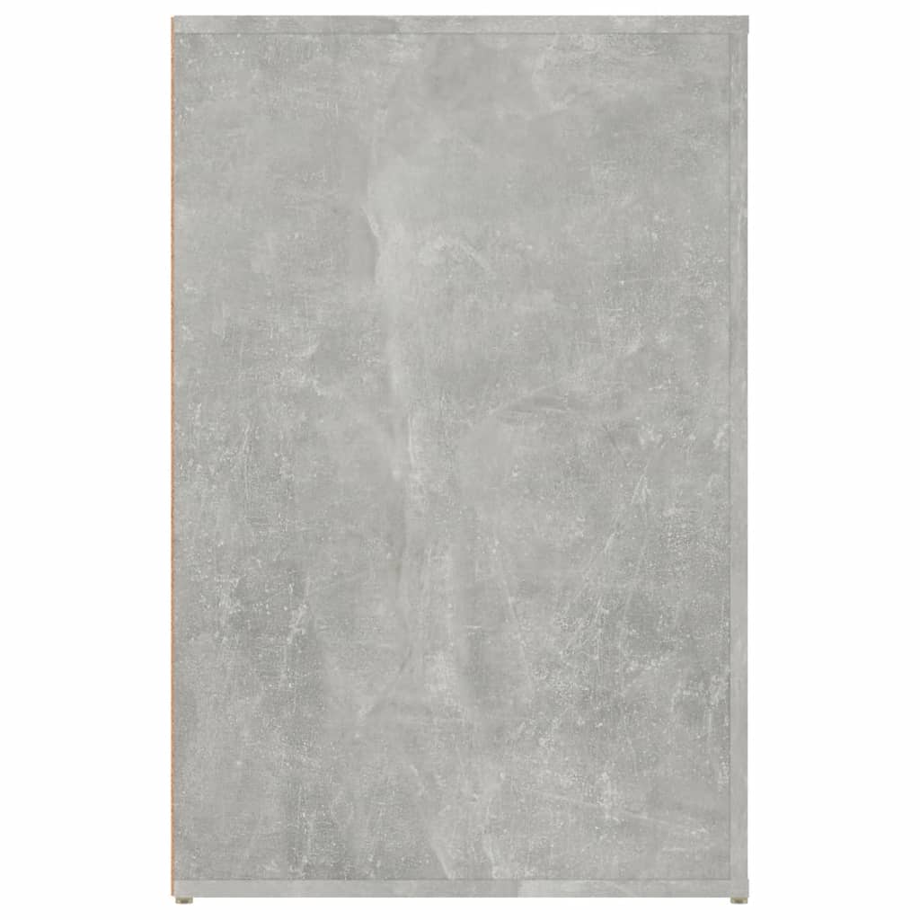 Concrete Grey Engineered Wood Desk - 100x49x75 cm
