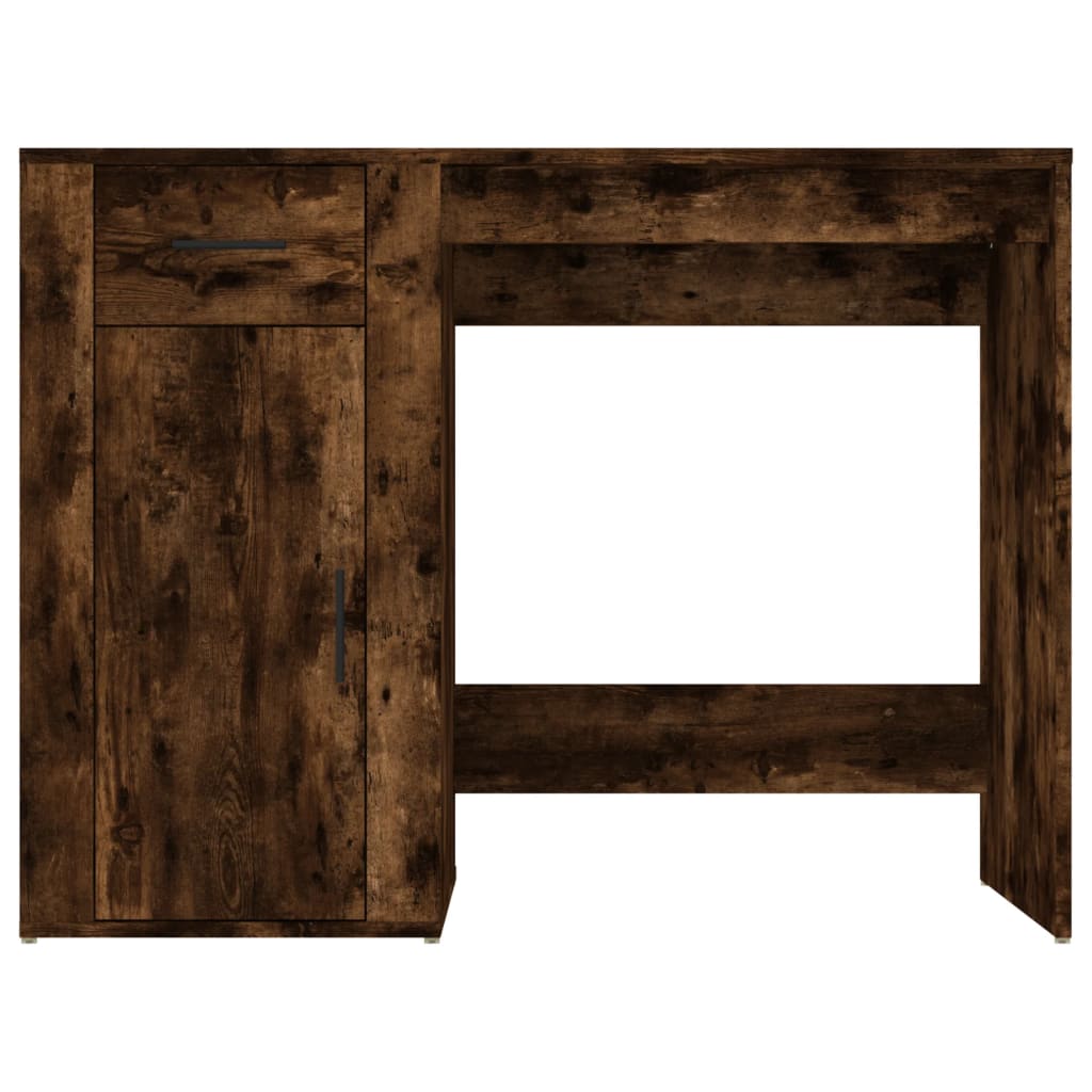 Smoked Oak Desk 100x49x75 cm, Engineered Wood, Elegant & Durable