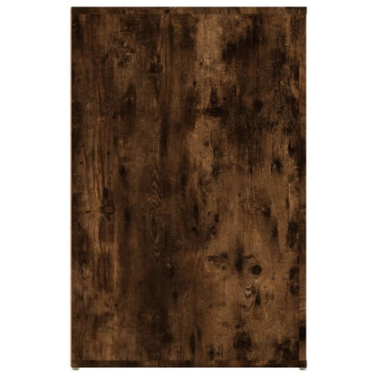 Smoked Oak Desk 100x49x75 cm, Engineered Wood, Elegant & Durable