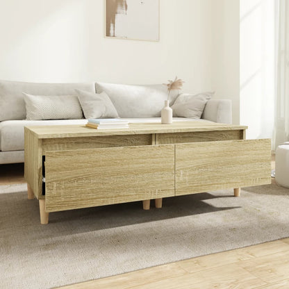 Sonoma Oak Side Tables 2-Piece Set - Engineered Wood, 50x46x35cm