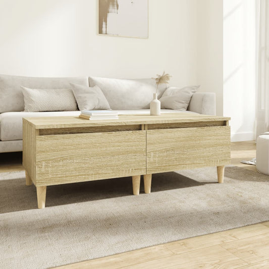 Sonoma Oak Side Tables 2-Piece Set - Engineered Wood, 50x46x35cm
