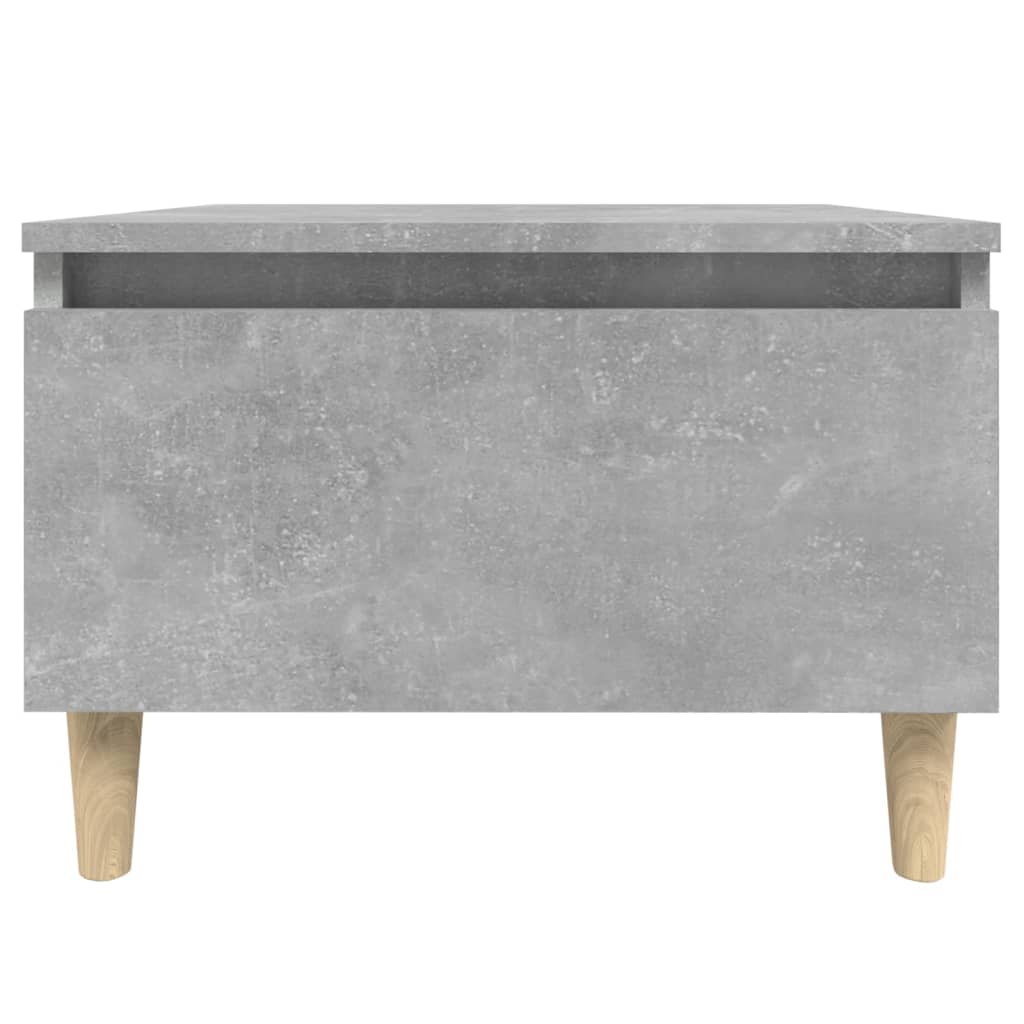 Grey Concrete-Look Side Table 50x46x35 cm - Engineered Wood