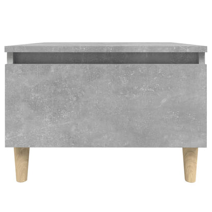 Grey Concrete-Look Side Table 50x46x35 cm - Engineered Wood
