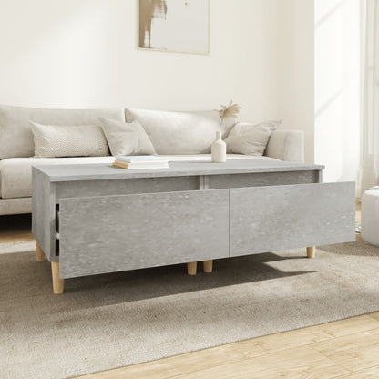 2-Pack Concrete Grey Side Tables, 50x46x35 cm, Engineered Wood