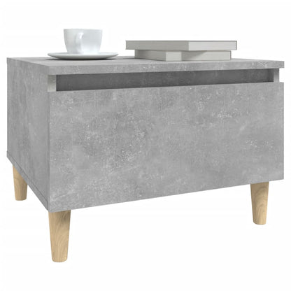2-Pack Concrete Grey Side Tables, 50x46x35 cm, Engineered Wood