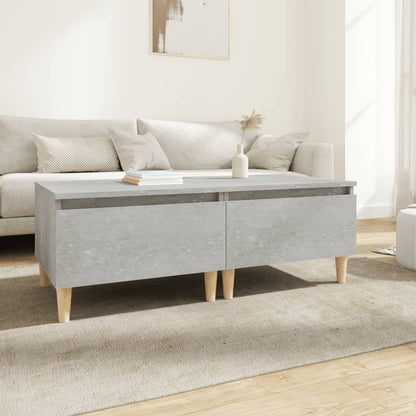 2-Pack Concrete Grey Side Tables, 50x46x35 cm, Engineered Wood