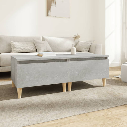 2-Pack Concrete Grey Side Tables, 50x46x35 cm, Engineered Wood