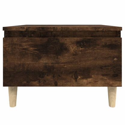 Smoked Oak Side Table - Engineered Wood, 50x46x35 cm