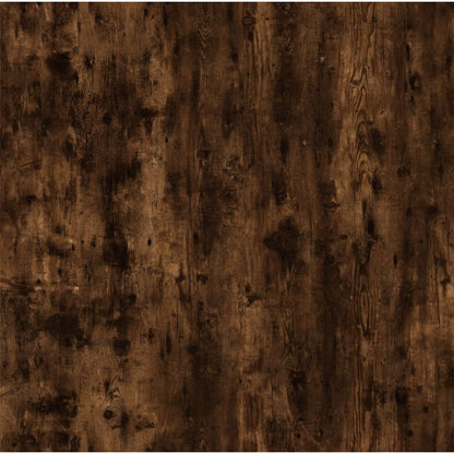 Smoked Oak Side Table - Engineered Wood, 50x46x35 cm