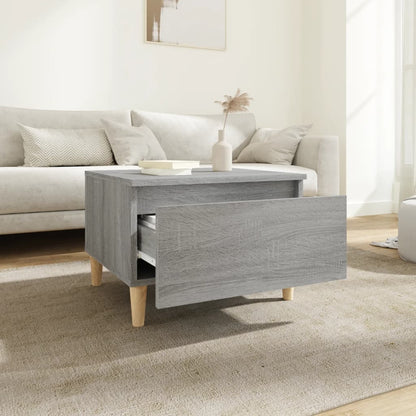 Grey Sonoma Side Table - 50x46x35 cm Engineered Wood