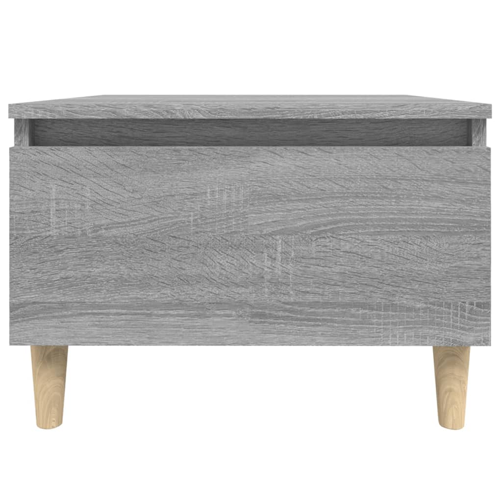 Grey Sonoma Side Table - 50x46x35 cm Engineered Wood