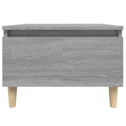 Grey Sonoma Side Table - 50x46x35 cm Engineered Wood