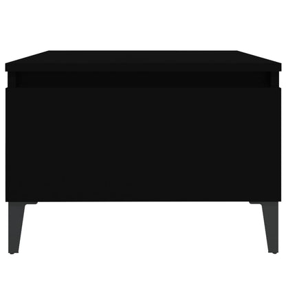 Black Engineered Wood Side Tables, Set of 2, 50x46x35 cm