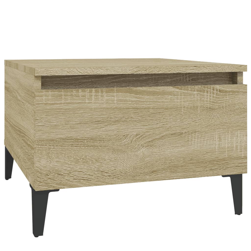 Sonoma Oak Side Table - Engineered Wood, 50x46x35 cm