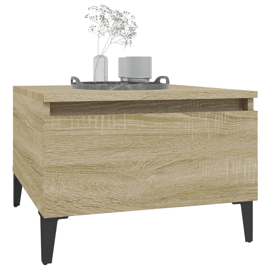 Sonoma Oak Side Table - Engineered Wood, 50x46x35 cm
