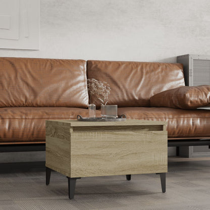 Sonoma Oak Side Table - Engineered Wood, 50x46x35 cm