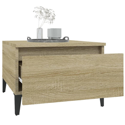 Set of 2 Side Tables - Sonoma Oak, Engineered Wood, 50x46x35 cm