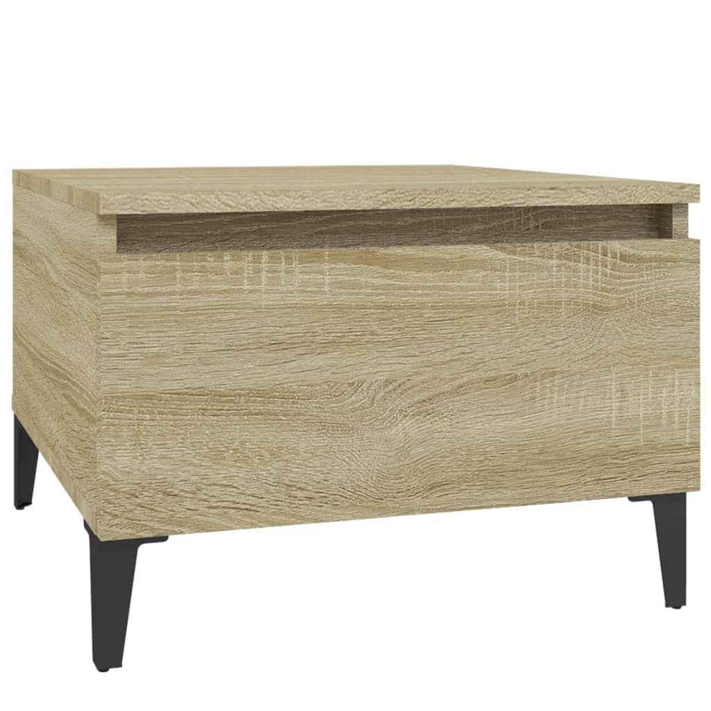 Set of 2 Side Tables - Sonoma Oak, Engineered Wood, 50x46x35 cm