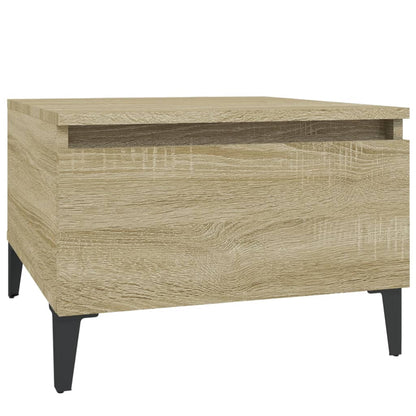Set of 2 Side Tables - Sonoma Oak, Engineered Wood, 50x46x35 cm
