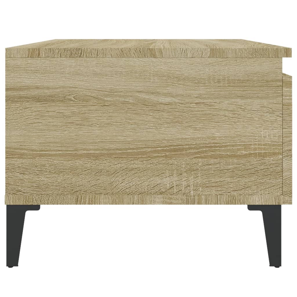 Set of 2 Side Tables - Sonoma Oak, Engineered Wood, 50x46x35 cm