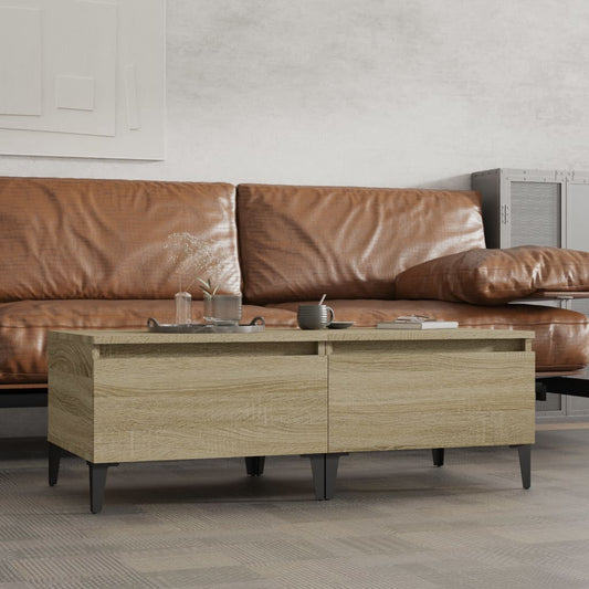 Set of 2 Side Tables - Sonoma Oak, Engineered Wood, 50x46x35 cm