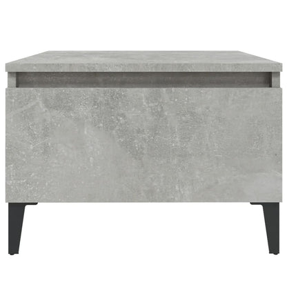 2-Piece Concrete Grey Side Tables - Engineered Wood 50x46x35 cm
