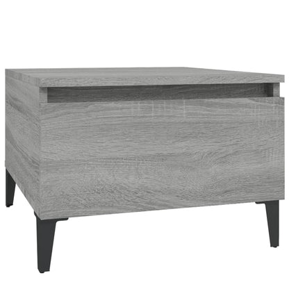 Set of 2 Grey Sonoma Side Tables - Engineered Wood, 50x46x35 cm